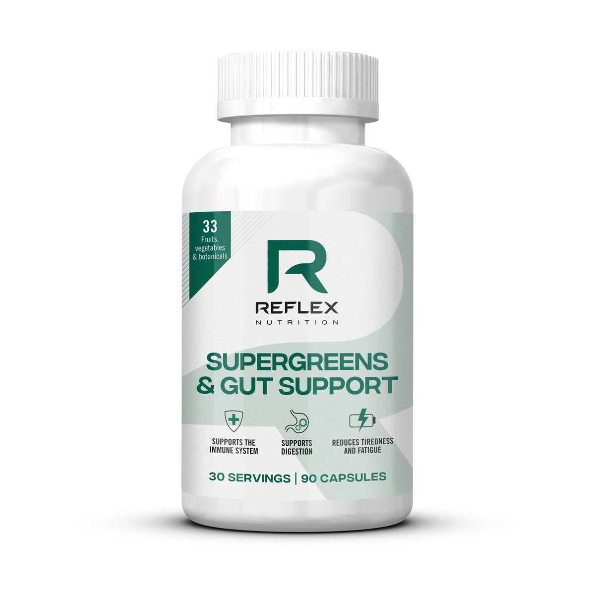 Reflex Nutrition Supergreens & Gut Support 90 Veg Caps