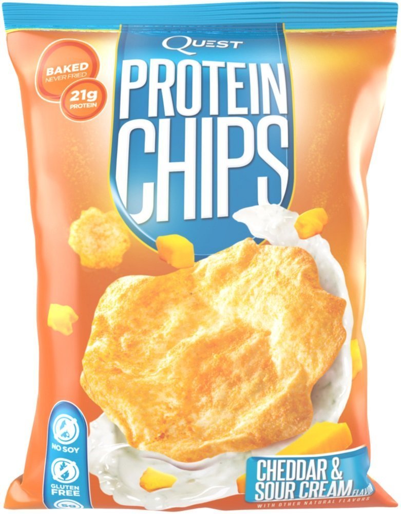 Quest Nutrition Protein Chips 8x32g Cheddar & Sour Cream