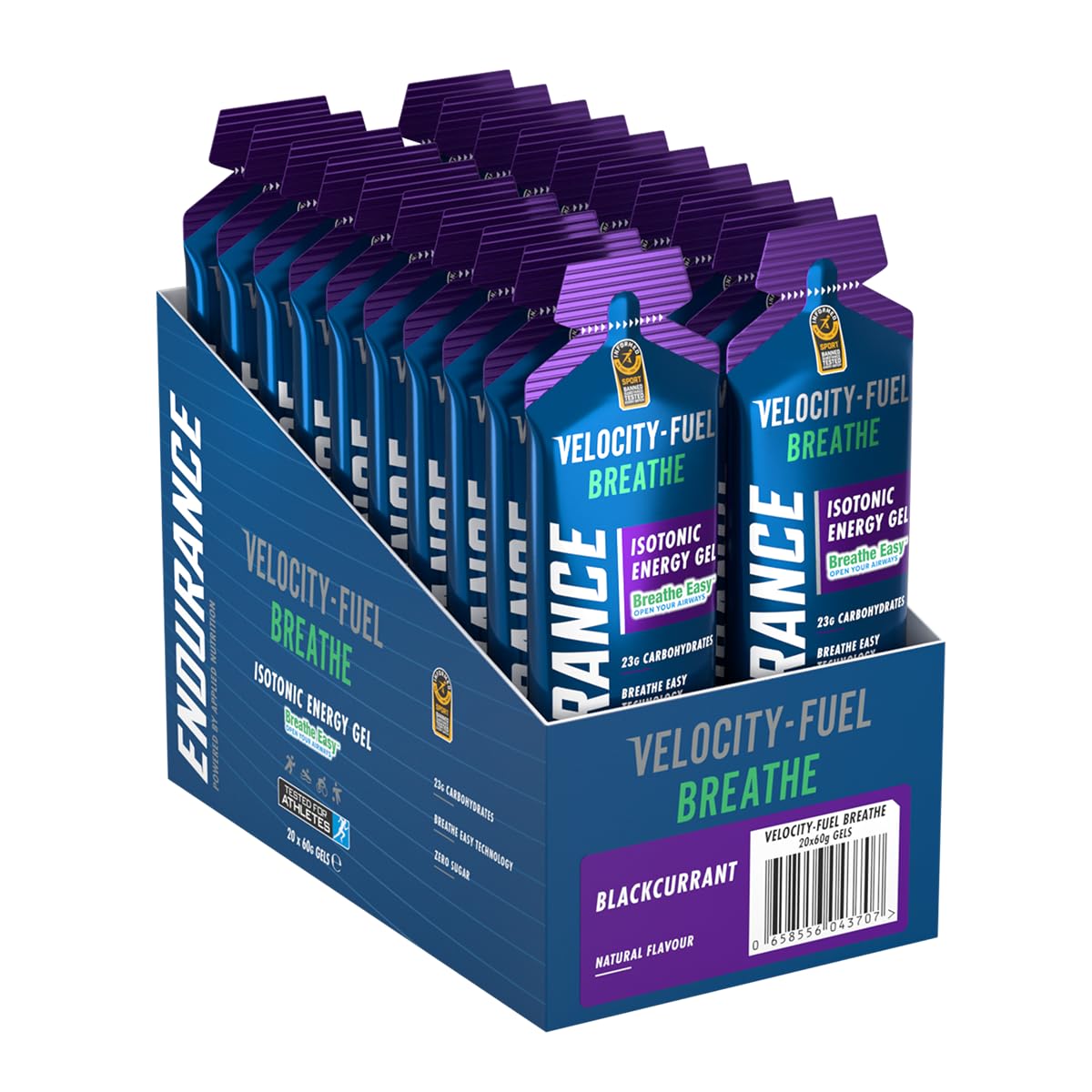 Applied Nutrition Endurance Velocity Sprint Gel 20x60g Tropical
