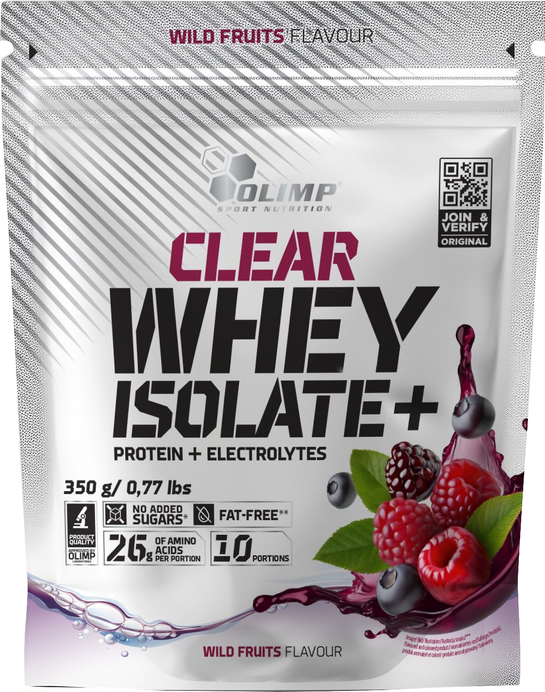 Olimp Sport Nutrition Clear Whey Isolate+ 350g Wild Fruits