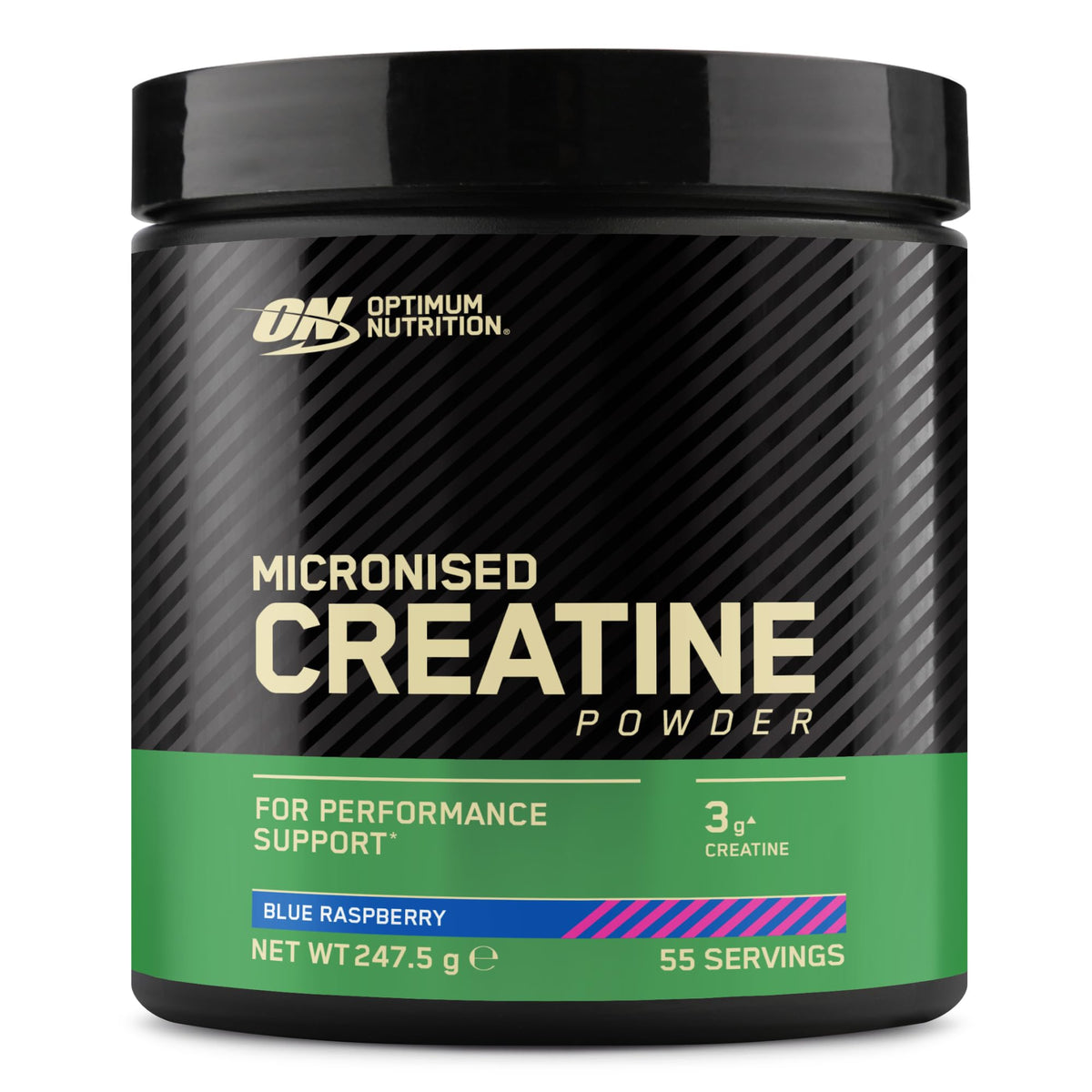 Optimum Nutrition Micronised Creatine 247.5g Blue Raspberry