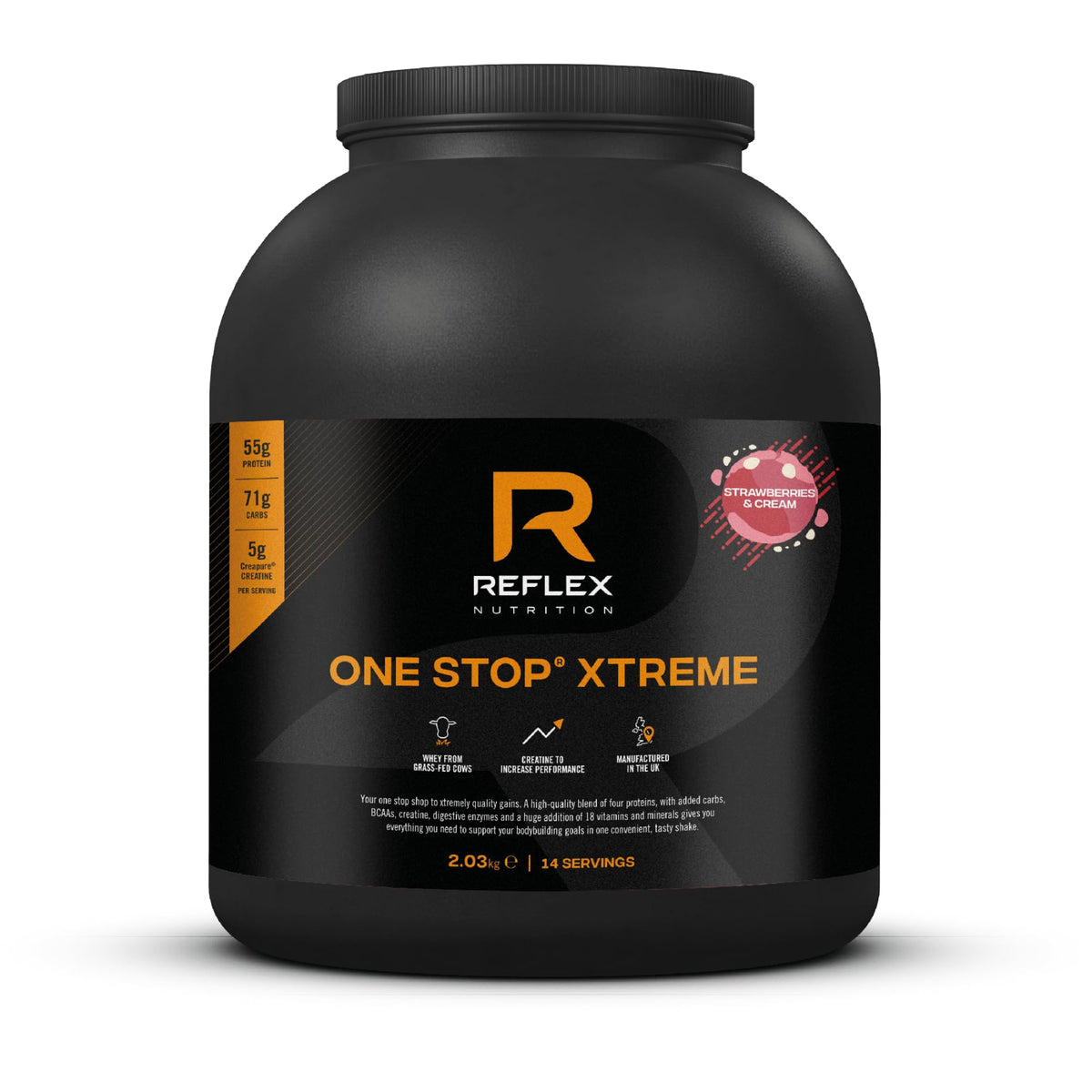Reflex Nutrition One Stop Xtreme 2.03kg Strawberries & Cream