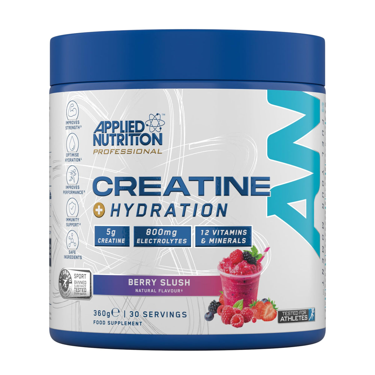 Applied Nutrition Creatine + Hydration 360g Berry Slush