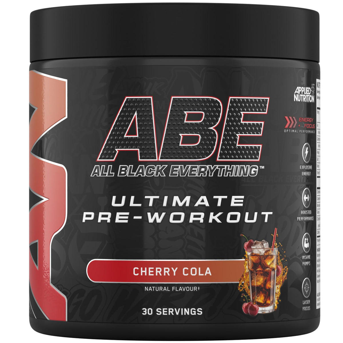 Applied Nutrition ABE (All Black Everything) 375g Cherry Cola