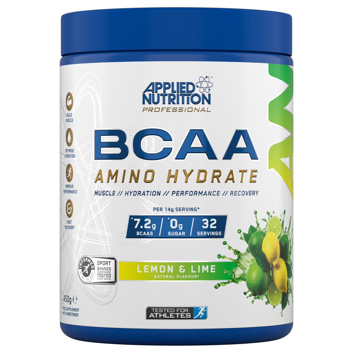 Applied Nutrition BCAA Amino-Hydrate 450g Lemon & Lime