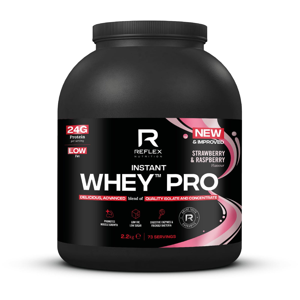 Reflex Nutrition Instant Whey Pro 2.2kg Strawberry & Raspberry — Reflex Nutrition — image 1