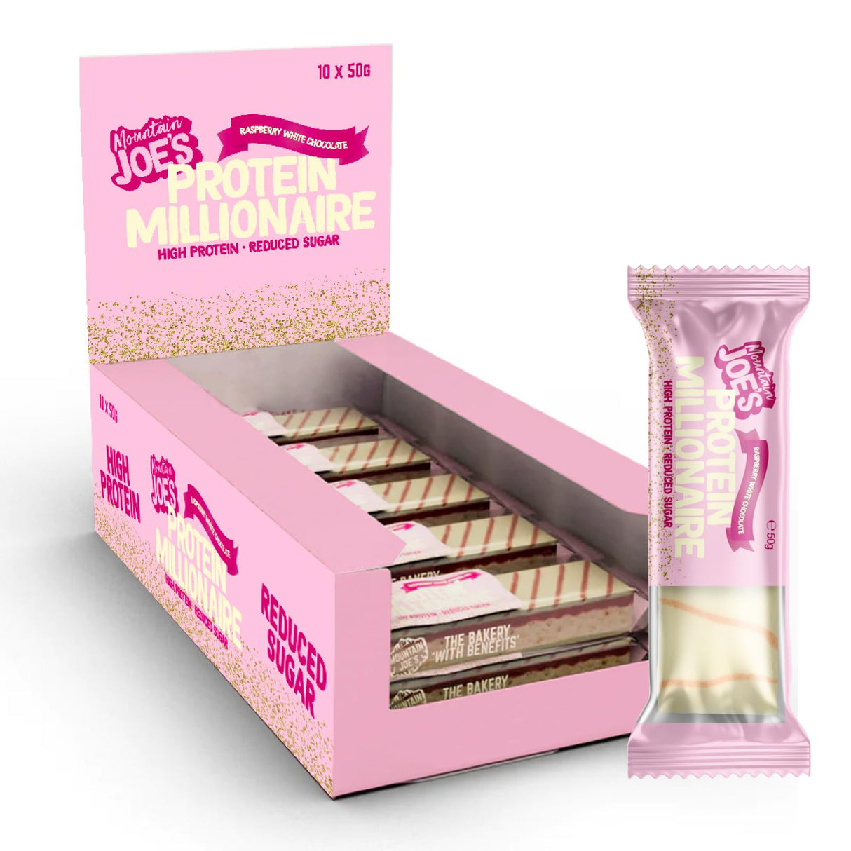 Mountain Joes Protein Millionaire 10x50g Chocolate Caramel