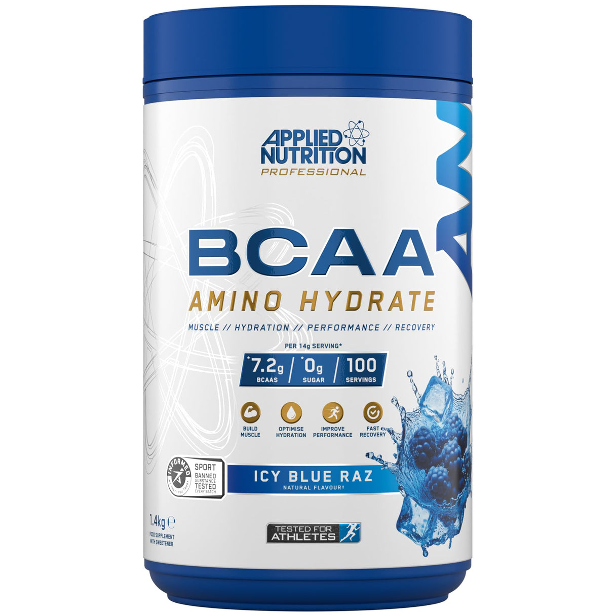 Applied Nutrition BCAA Amino Hydrate 1.4kg Icy Blue Raz