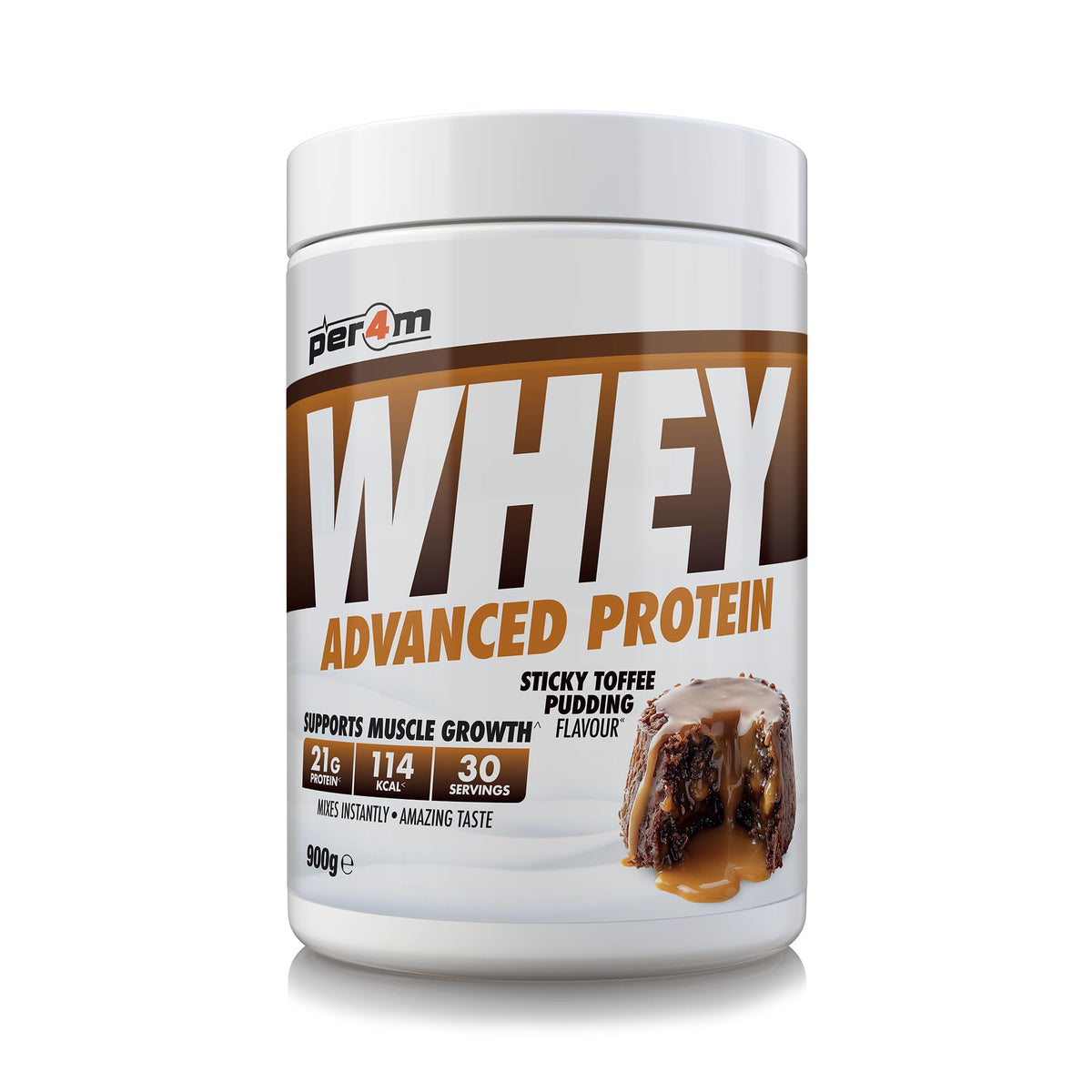Per4m Advanced Whey Protein 900g Sticky Toffee