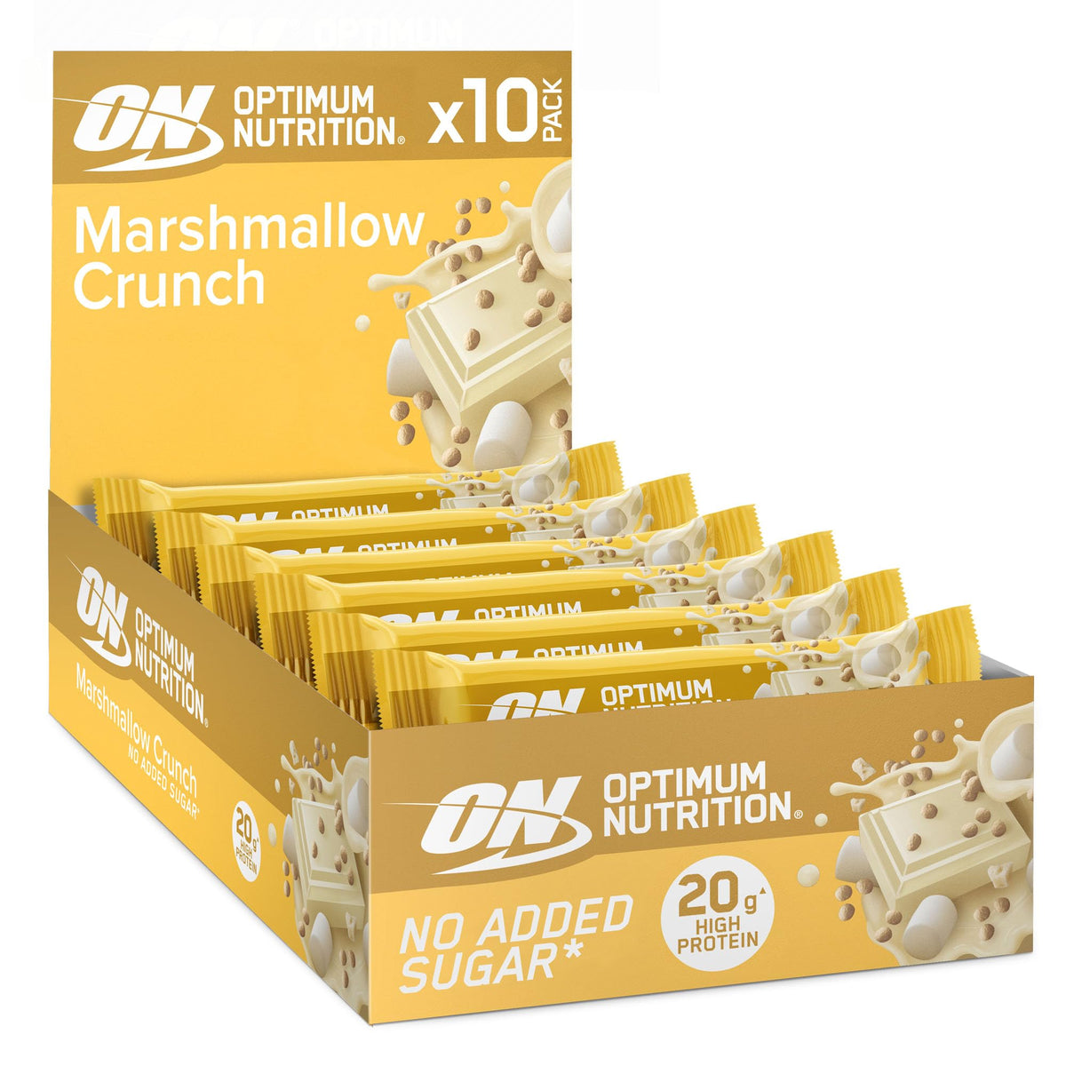 Optimum Nutrition Crunch Bar 10x65g Marshmallow