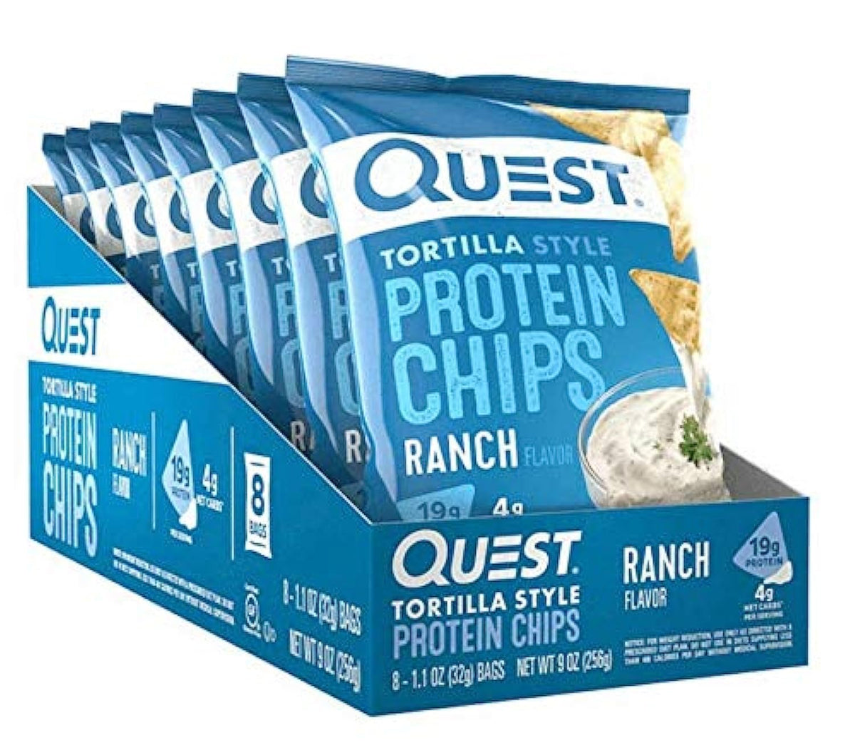 Quest Nutrition Protein Chips 8x32g Ranch