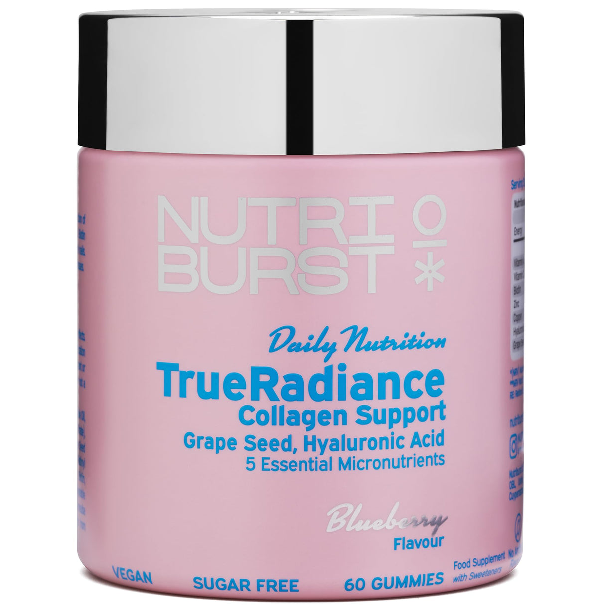 Nutriburst True Radiance 60 Gummies Blueberry