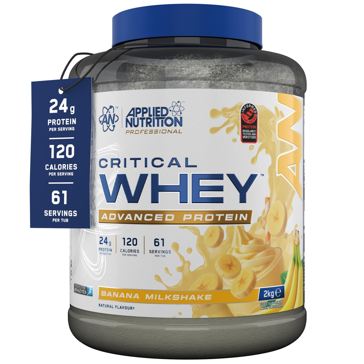 Applied Nutrition Critical Whey 2kg Banana Milkshake