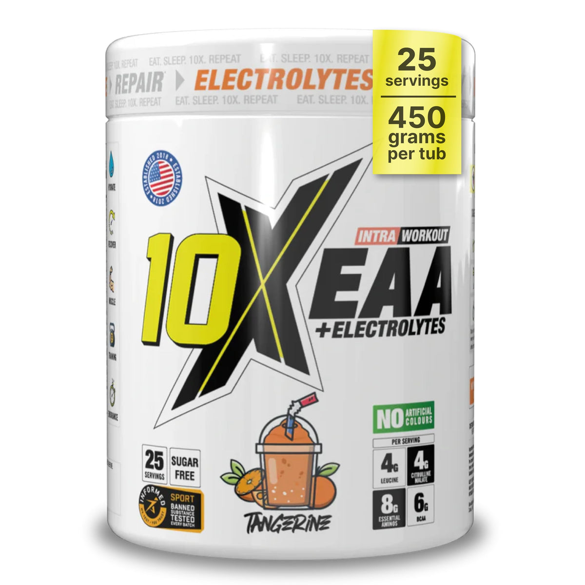 10X Athletic EAA 450g Tangerine