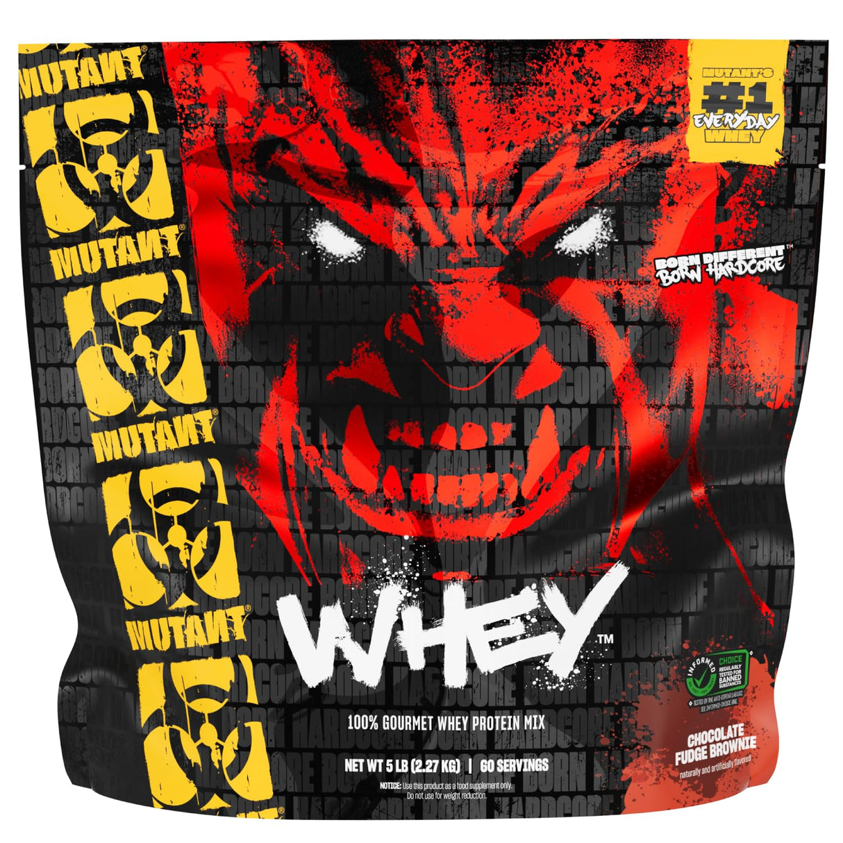 Mutant Whey 2.27kg Chocolate Fudge Brownie