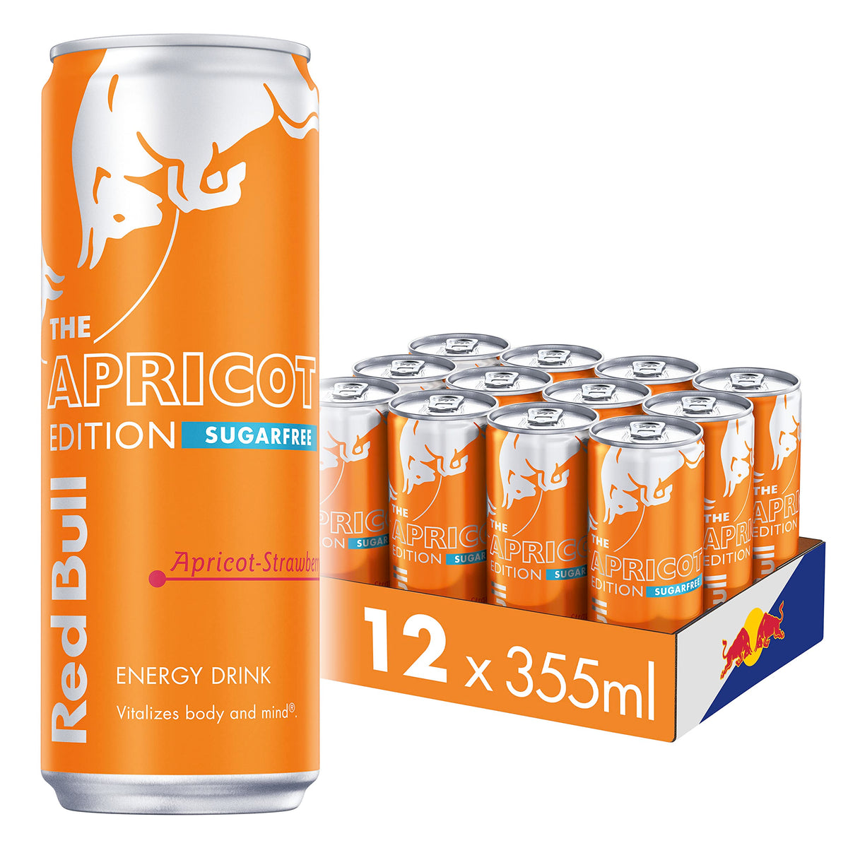 Red Bull Sugar Free 12x355ml White Peach