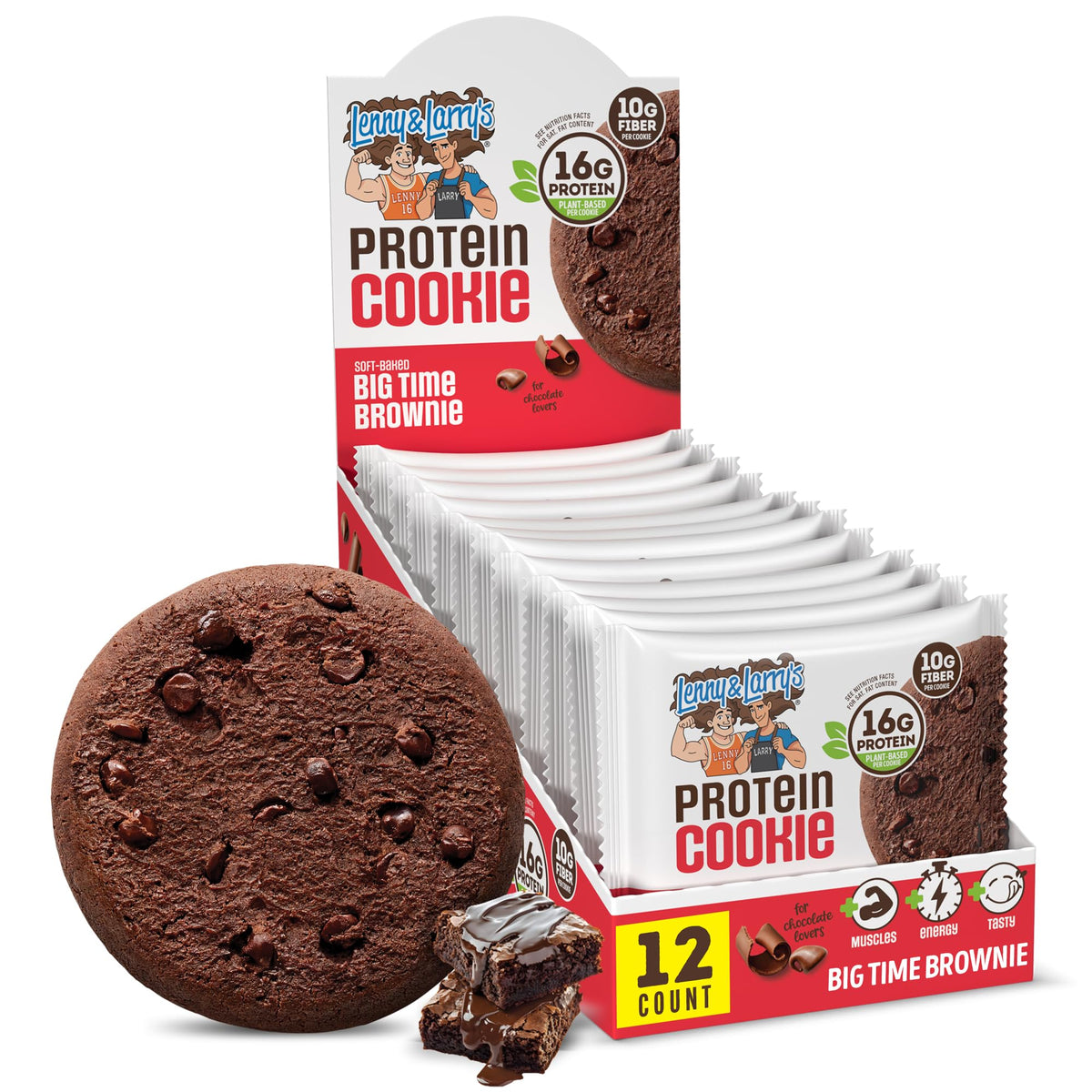 Lenny & Larrys The Complete Cookie 12x113g Double Chocolate
