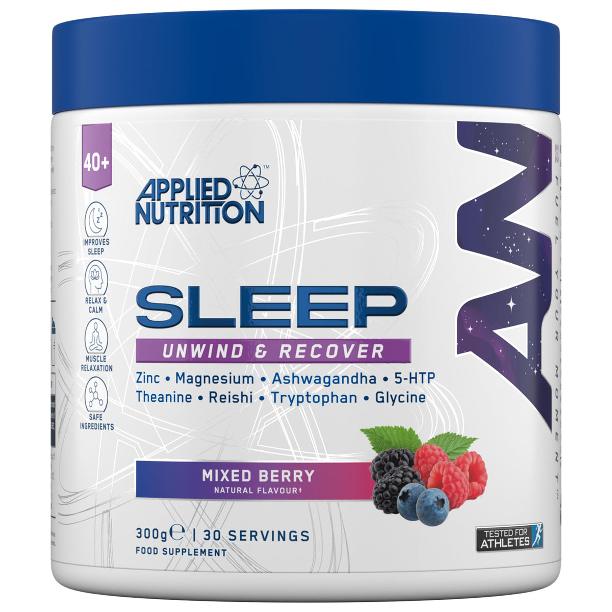 Applied Nutrition Sleep (40+ RANGE) 300g Mixed Berry — Applied Nutrition — image 1