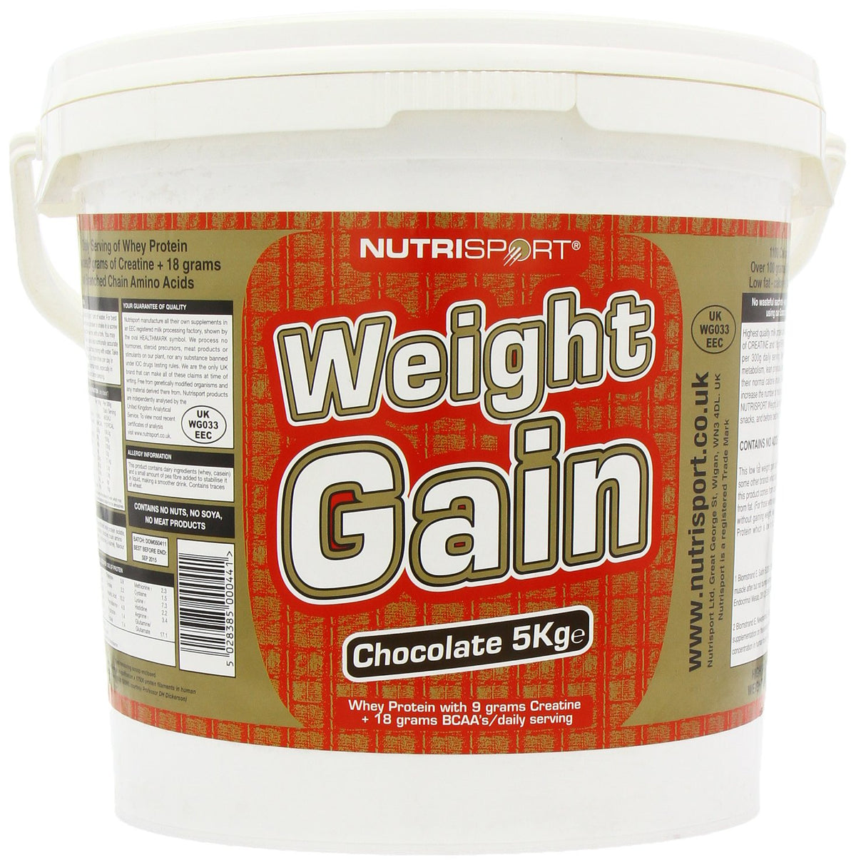 NutriSport Weight Gain 5kg Chocolate
