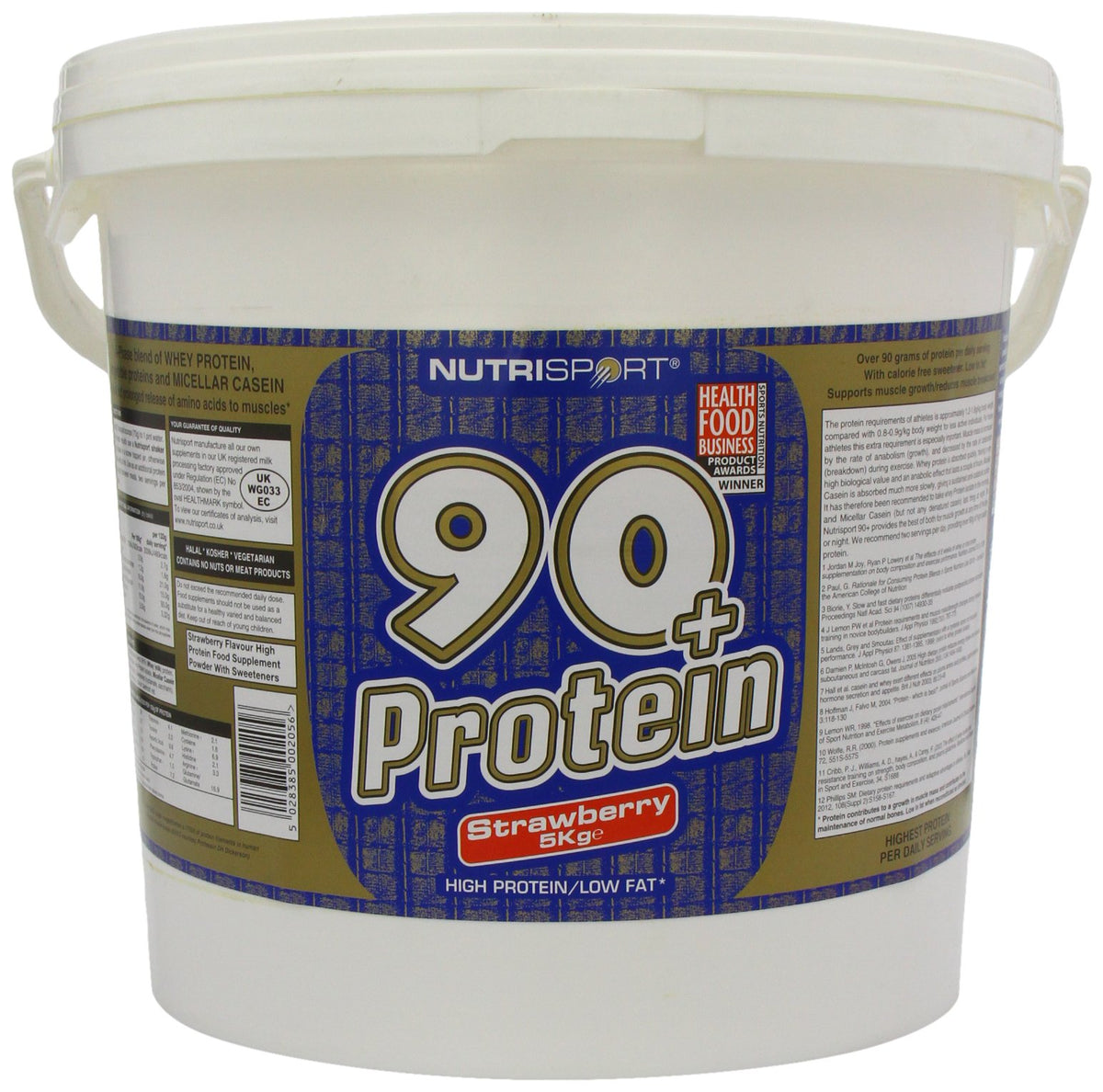 NutriSport 90+ Protein 5kg Strawberry