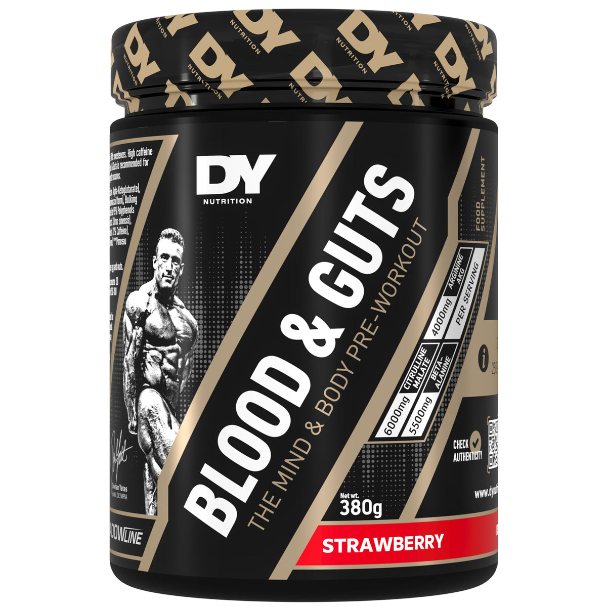 DY Nutrition Blood And Guts 380g Strawberry
