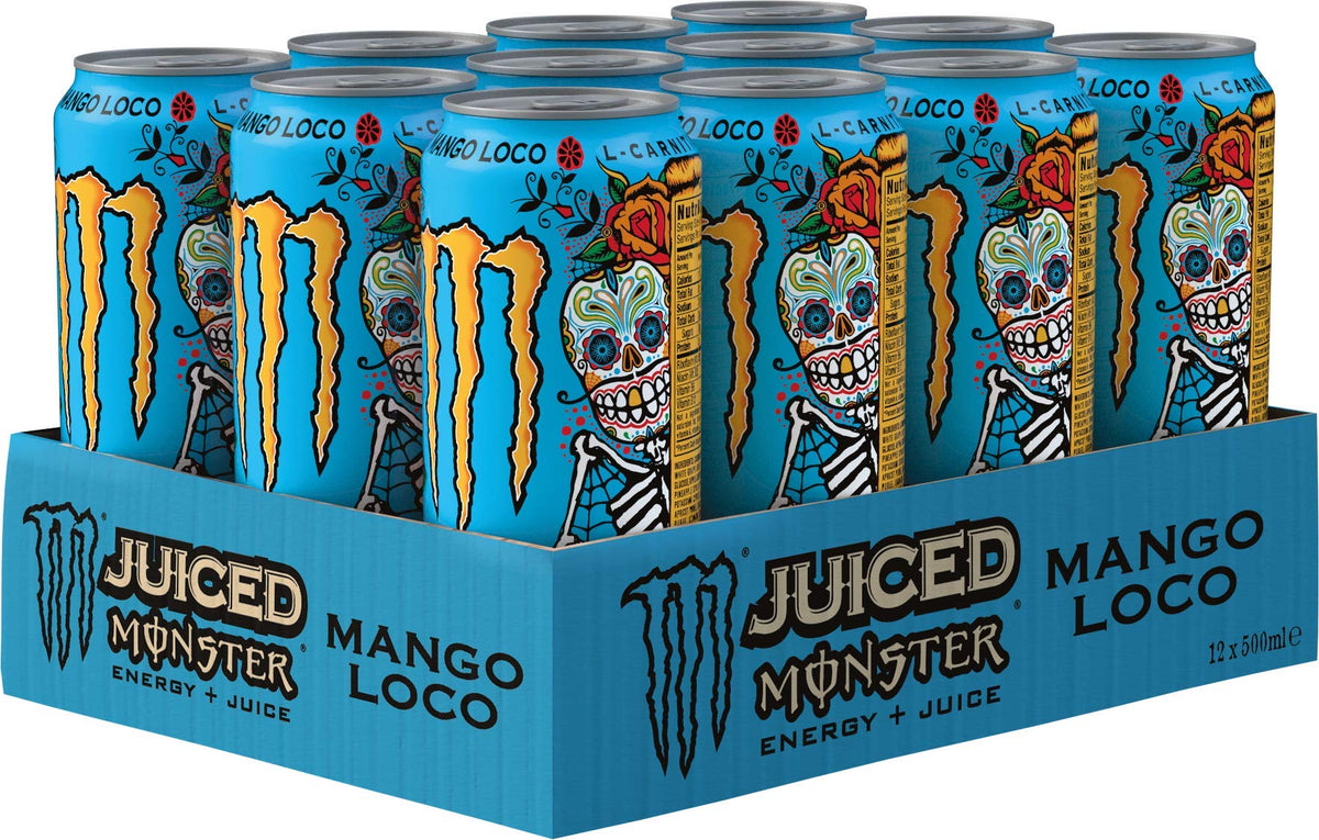 Monster Energy Monster Juiced 12x500ml Mango Loco