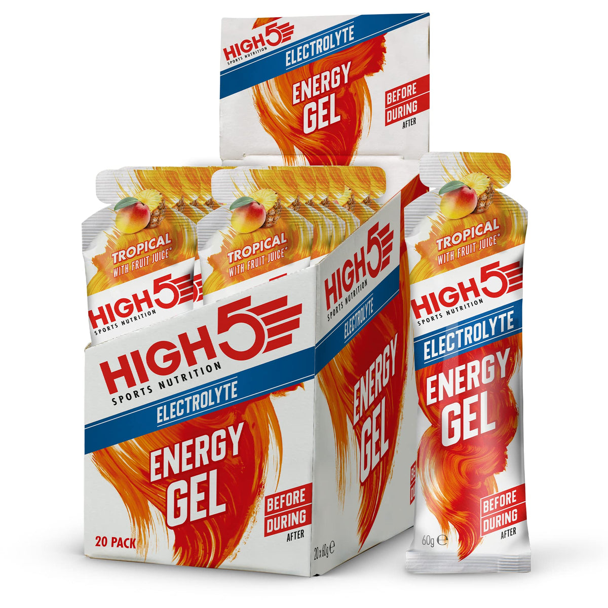 HIGH5 Energy Gel Electrolyte 20x60g Tropical
