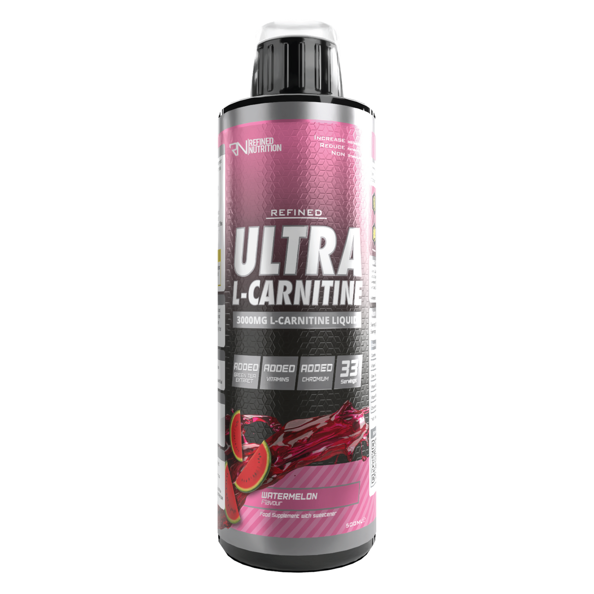 Refined Nutrition Ultra L-Carnitine - Watermelon - 500ml