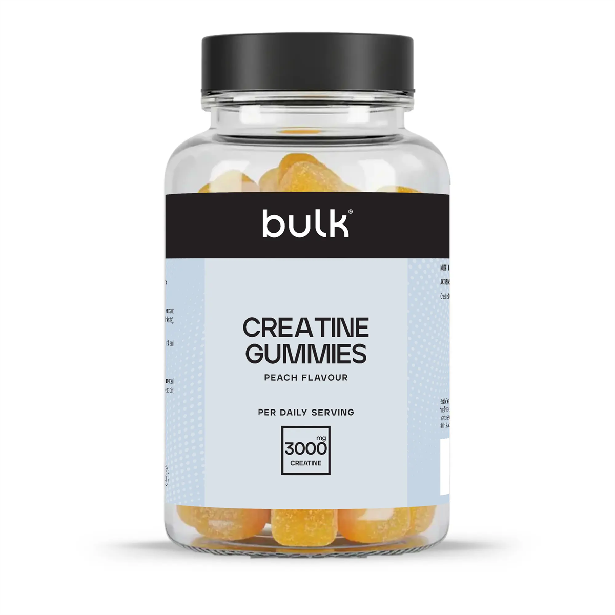 Bulk Creatine Gummies - Peach - 60 Tabs