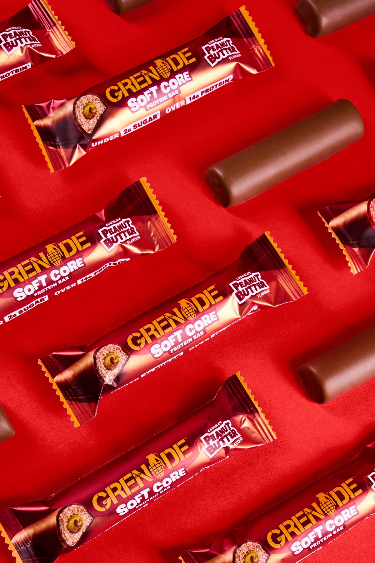 Grenade Soft Core Protein Bar - Peanut Butter - 12 x 50g