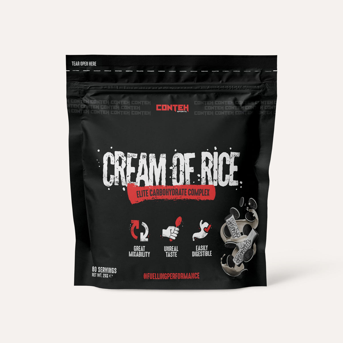 Conteh Sports Cream of Rice - Cookies & Cream - 2kg
