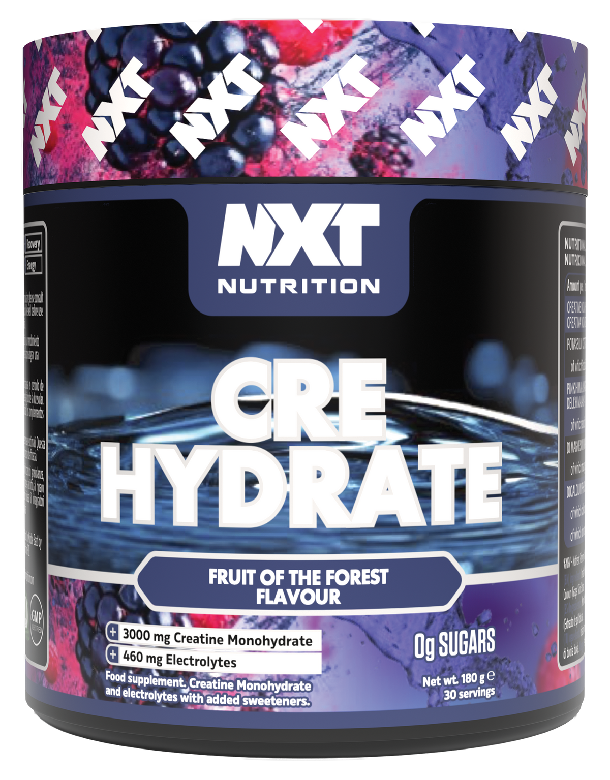 NXT Nutrition CRE Hydrate - Fruits of the Forest - 360g
