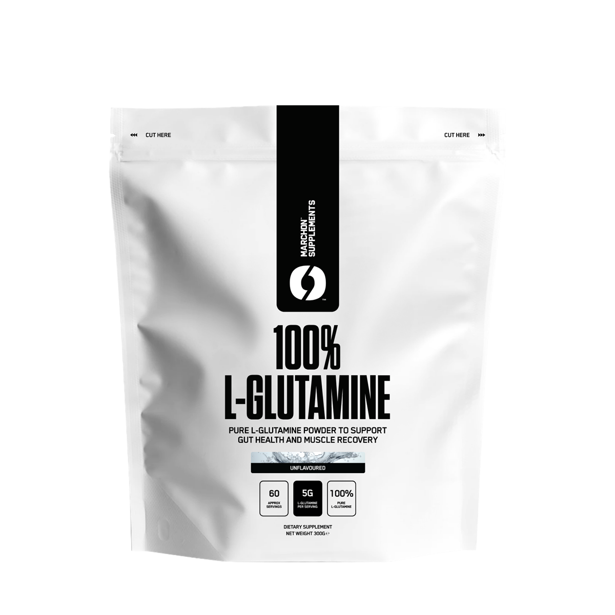 Marchon Supplements 100% L-Glutamine - Unflavoured - 240g