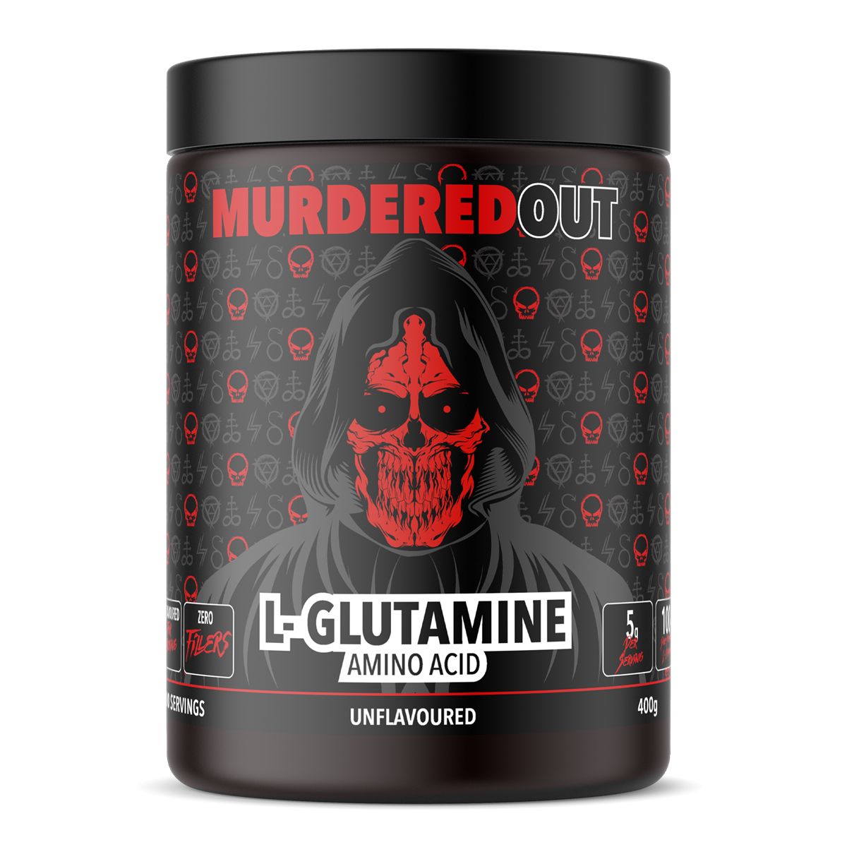 Murdered Out L-Glutamine - 400g