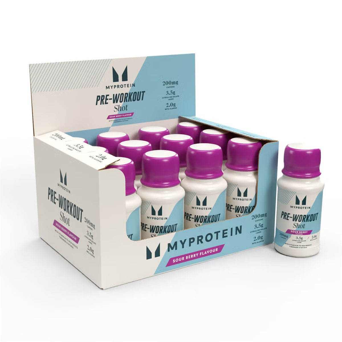 MyProtein Pre Workout Shot - Sour Berry - 720g