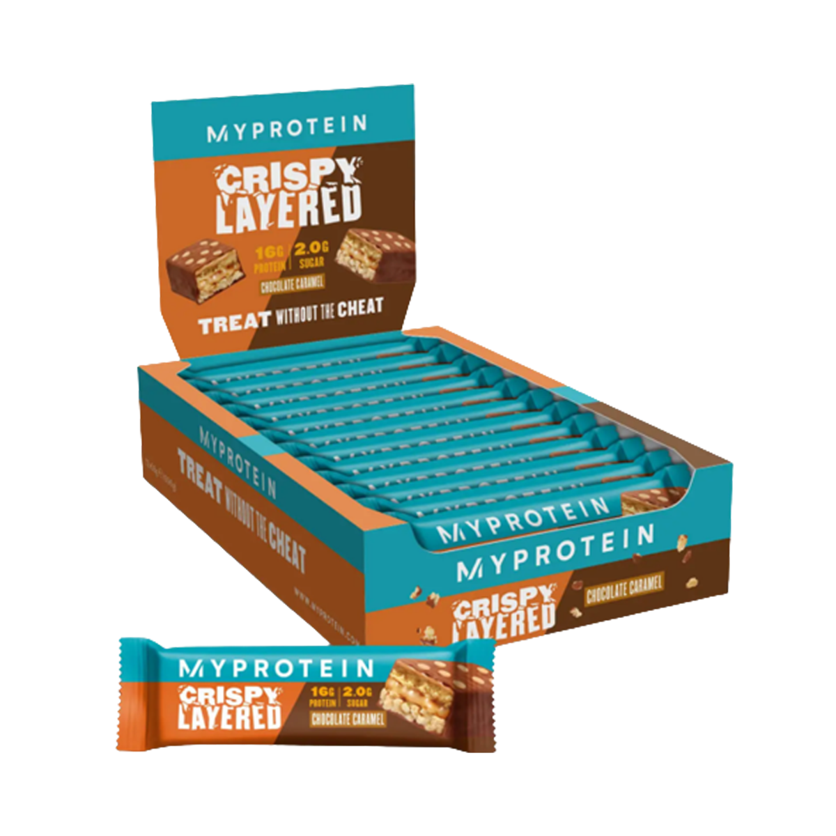MyProtein Layered Bar - Chocolate Peanut Pretzul - 12 x 60g