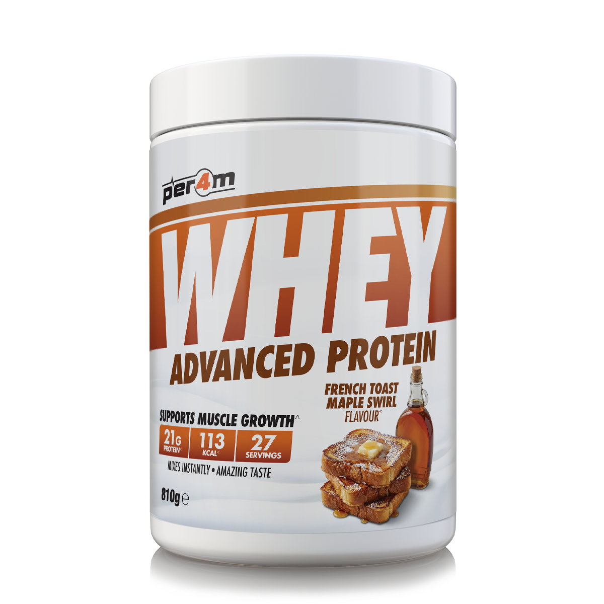 Per4m Advanced Whey Protein - French Toast Maple Swirl - 900g