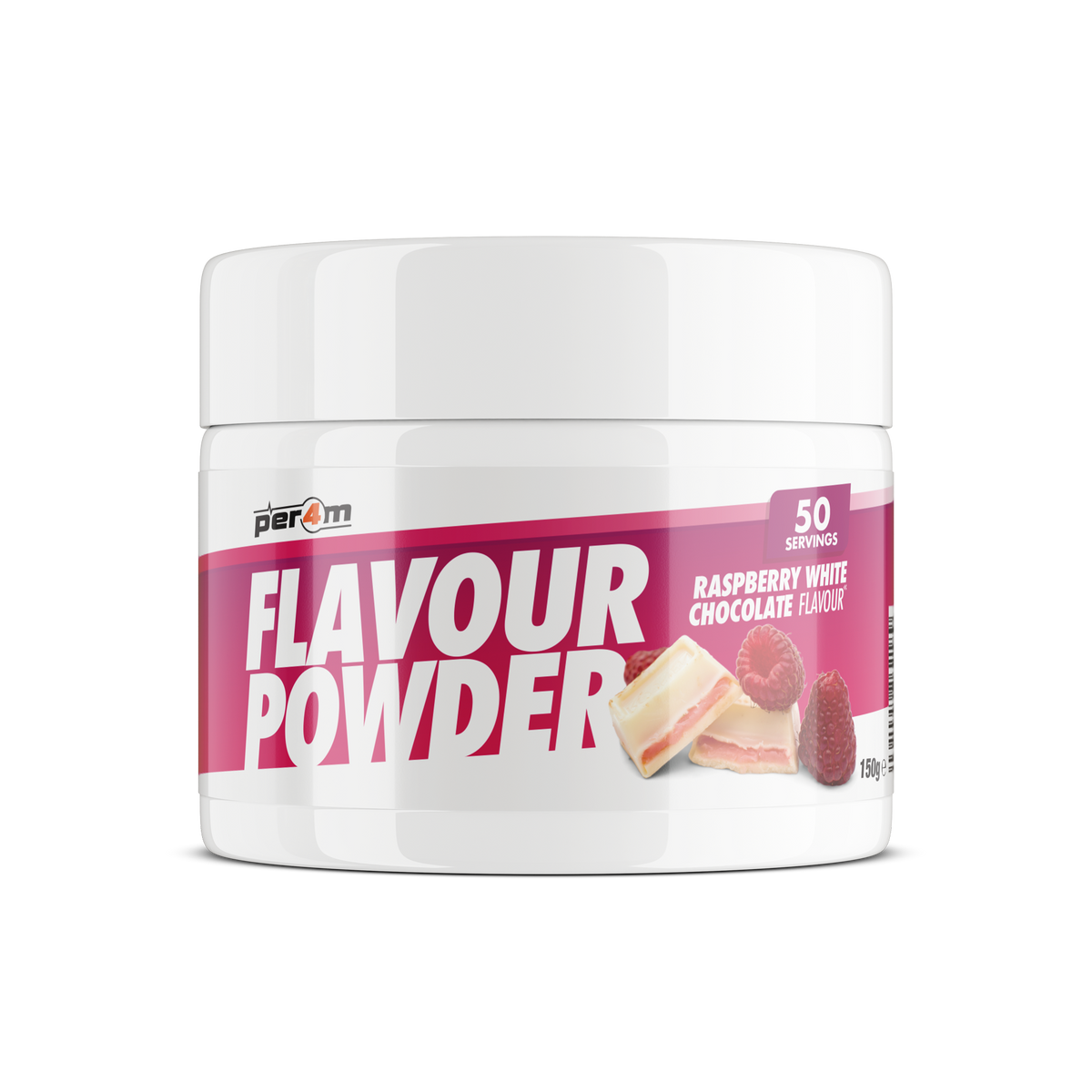 Per4m Flavour Powders - Raspberry White Chocolate - 150g