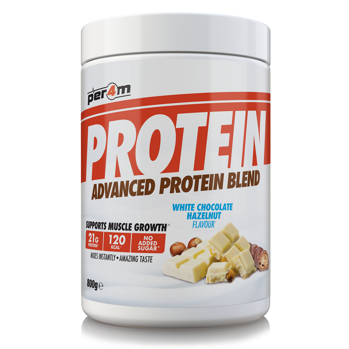 Per4m Advanced Protein - White Chocolate Hazelnut - 800g