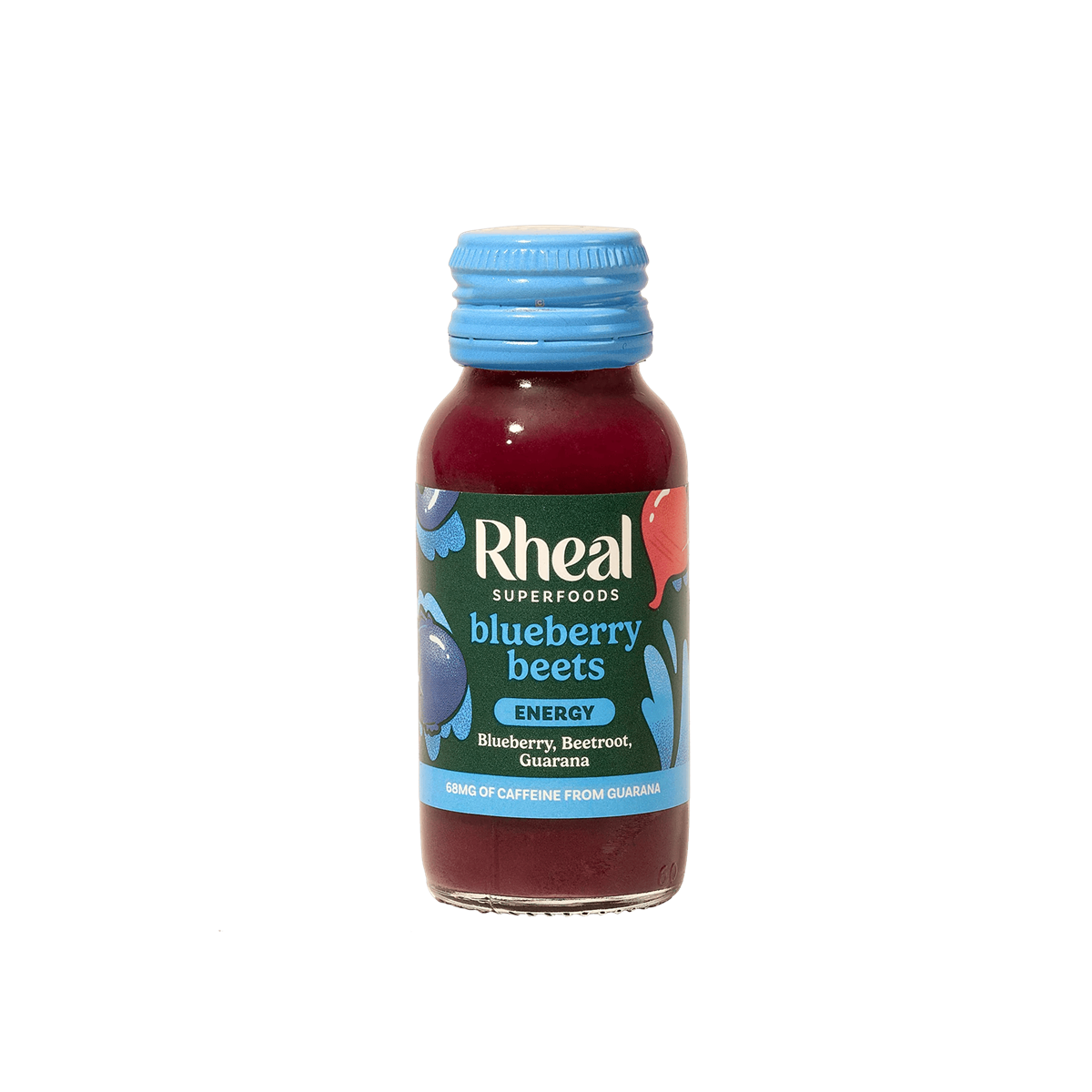 Rheal Superfood Berry Biotic Gut Health Shot - Biotic Gut Health (Berry) - 14x60ml