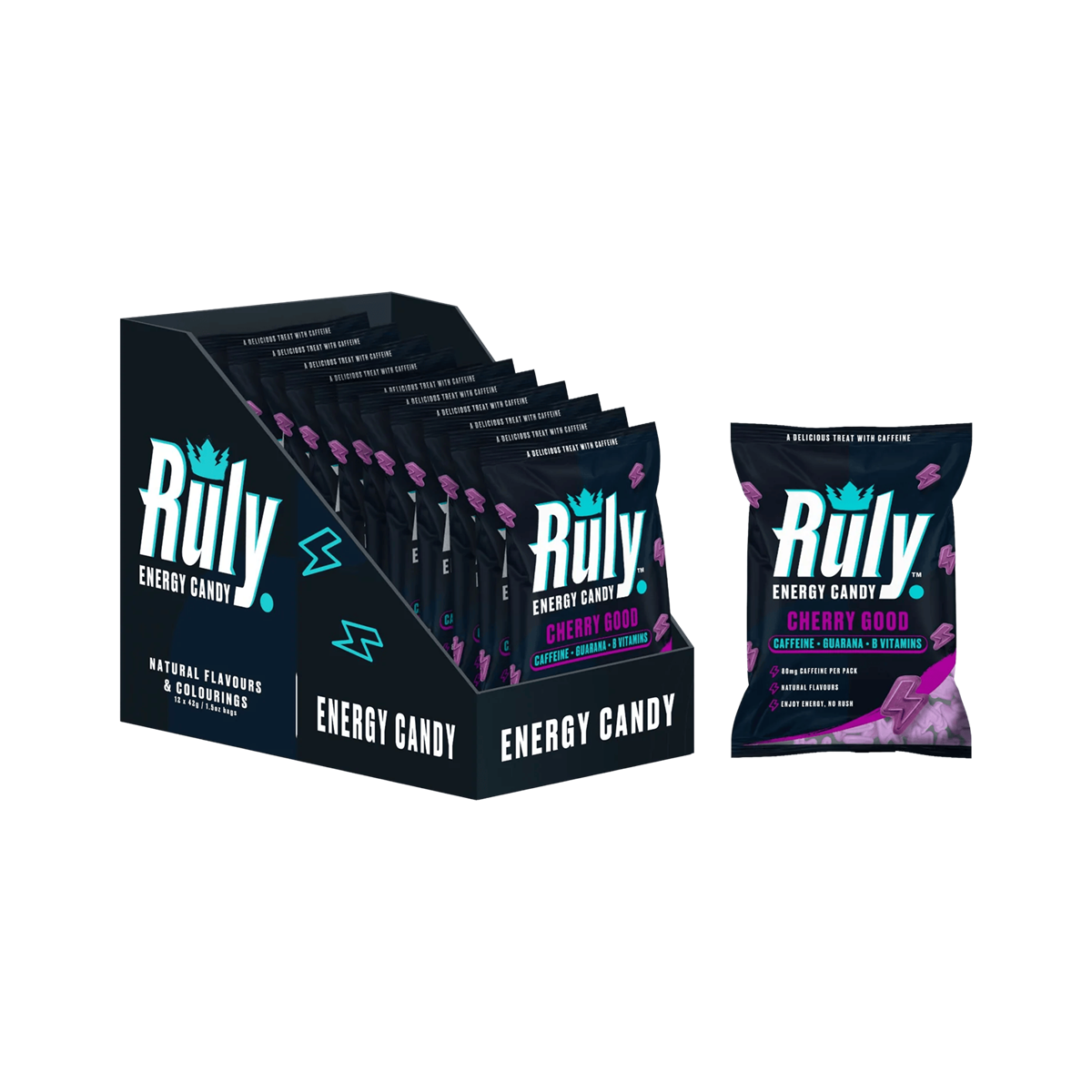 Ruly Energy Gummies - Cherry Good - 12x42g