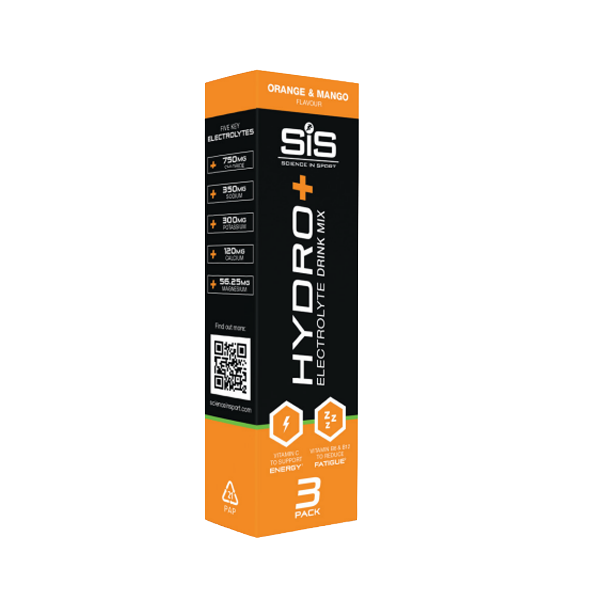 SIS (Science In Sport) Hydro + - Orange & Mango - 3x4.3g
