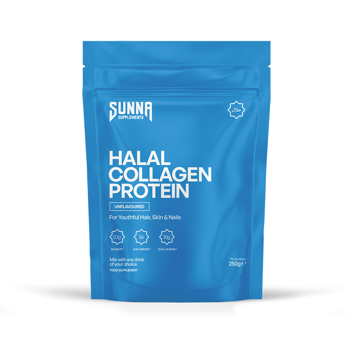 Sunna Supplements HALAL COLLAGEN PROTEIN - Unflavoured - 250g