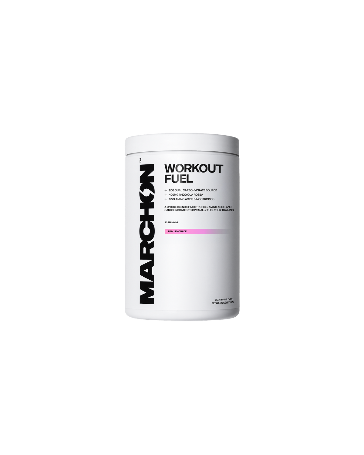 Marchon Supplements Workout Fuel 2.0 With Caffeine - Sour Cherry - 640g