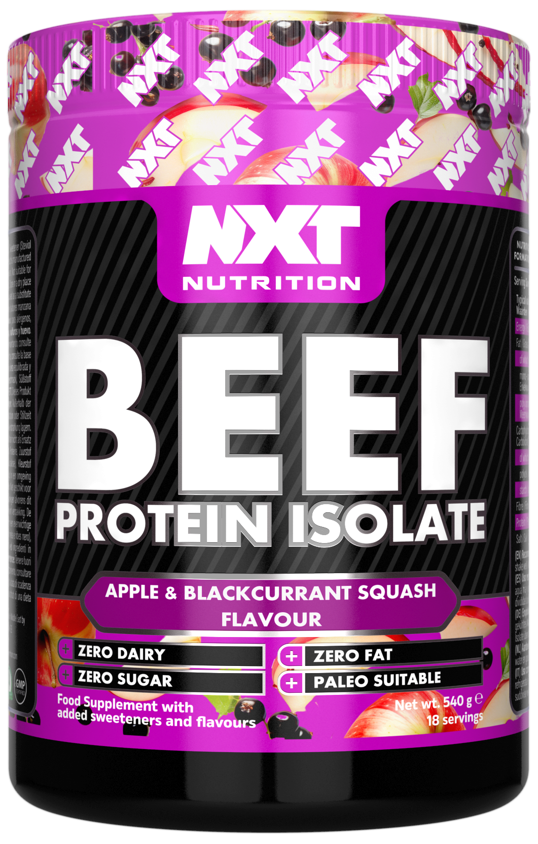 NXT Nutrition Beef Protein Isolate - Mixed Selection Box - 20 Sachets