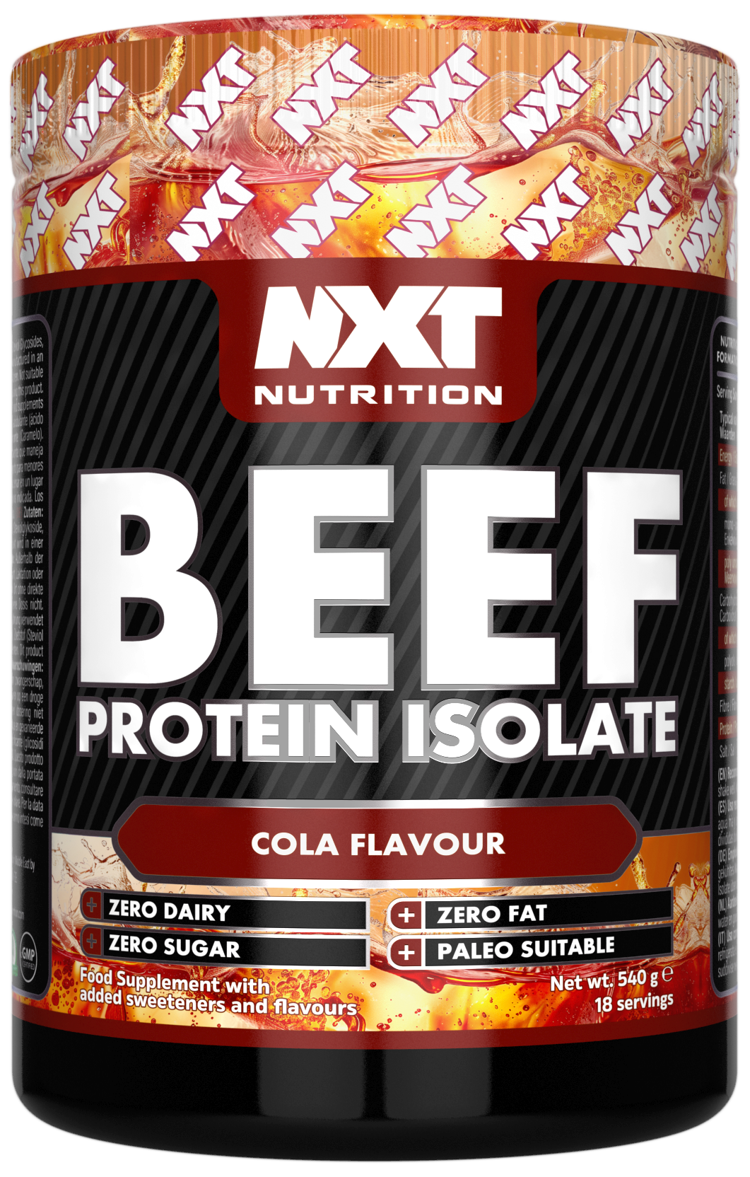 NXT Nutrition Beef Protein Isolate - Cola - 540g