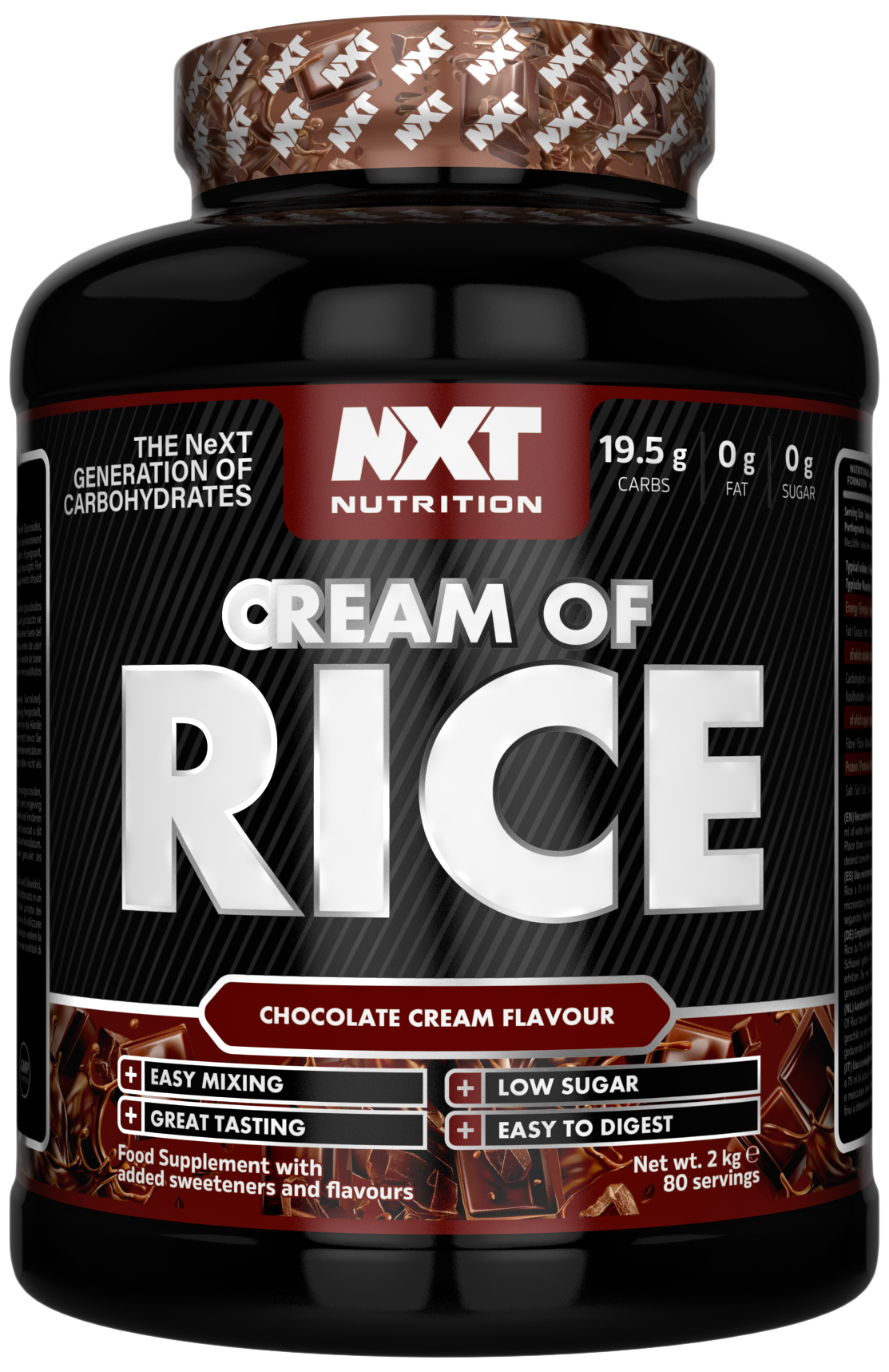 NXT Nutrition Cream of Rice - ChocolateCream - 2kg