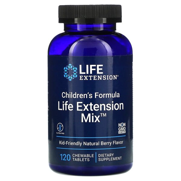 Childrens Formula Life Extension Mix, Natural Berry - 120 chewable tabs