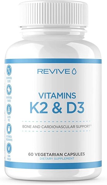 Vitamins K2 + D3 - 60 vcaps