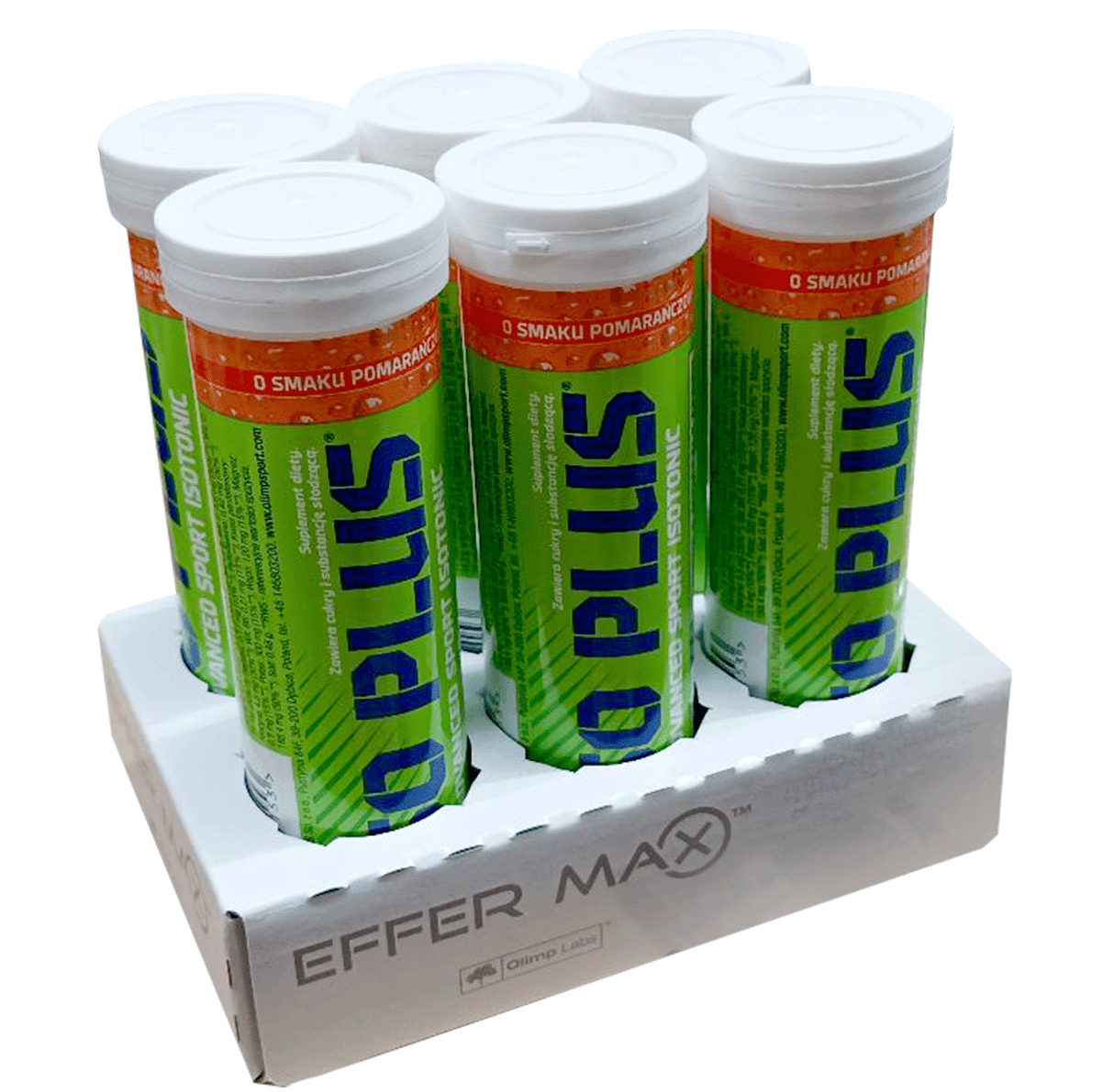 Iso Plus Effervescent, Orange - 6 x 10 tabs